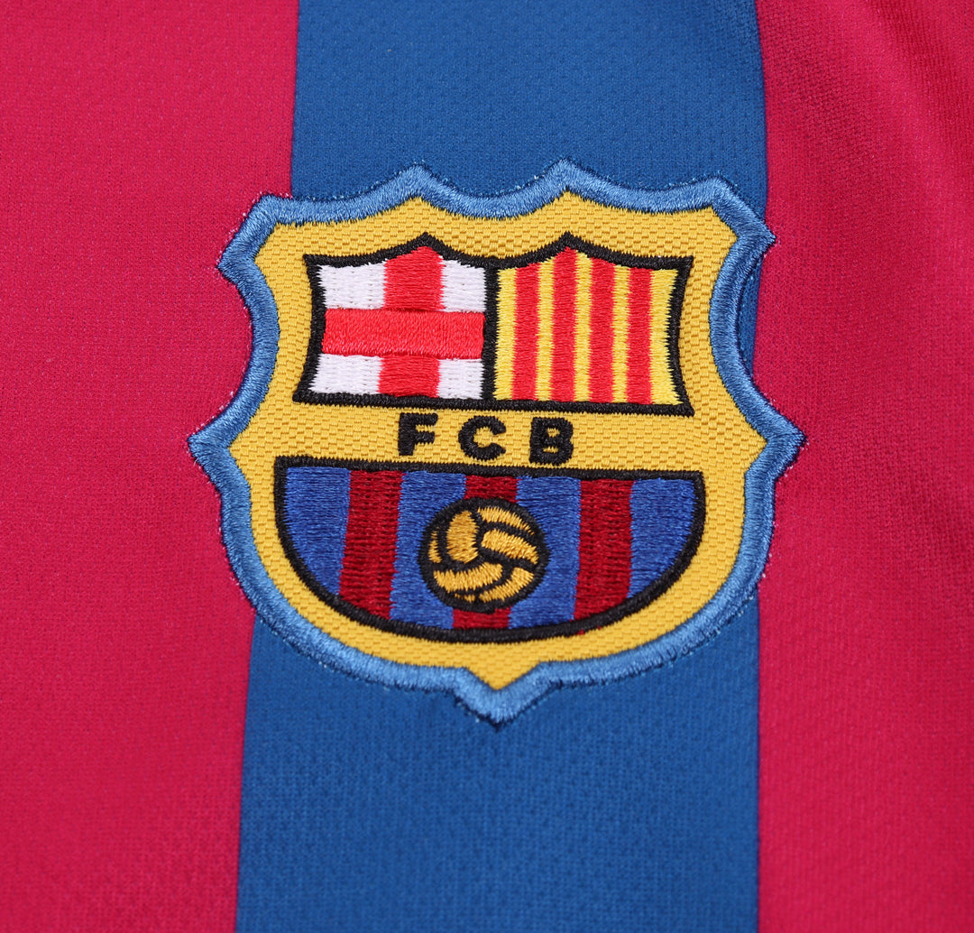 Barcelona 05/06 Children's Home Retro Set - Long Sleeve