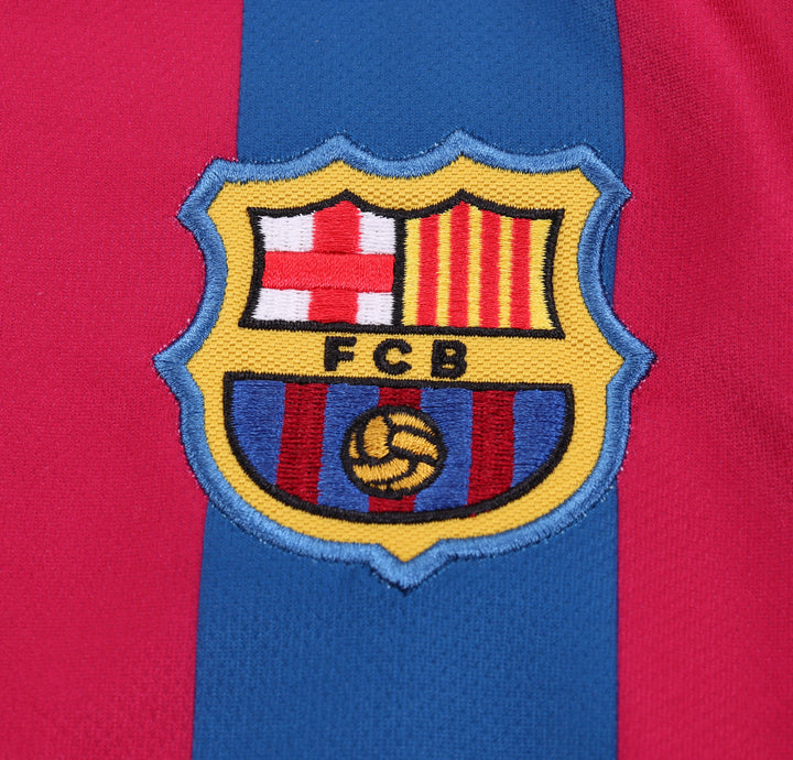 Barcelona 05/06 Children's Home Retro Set - Long Sleeve
