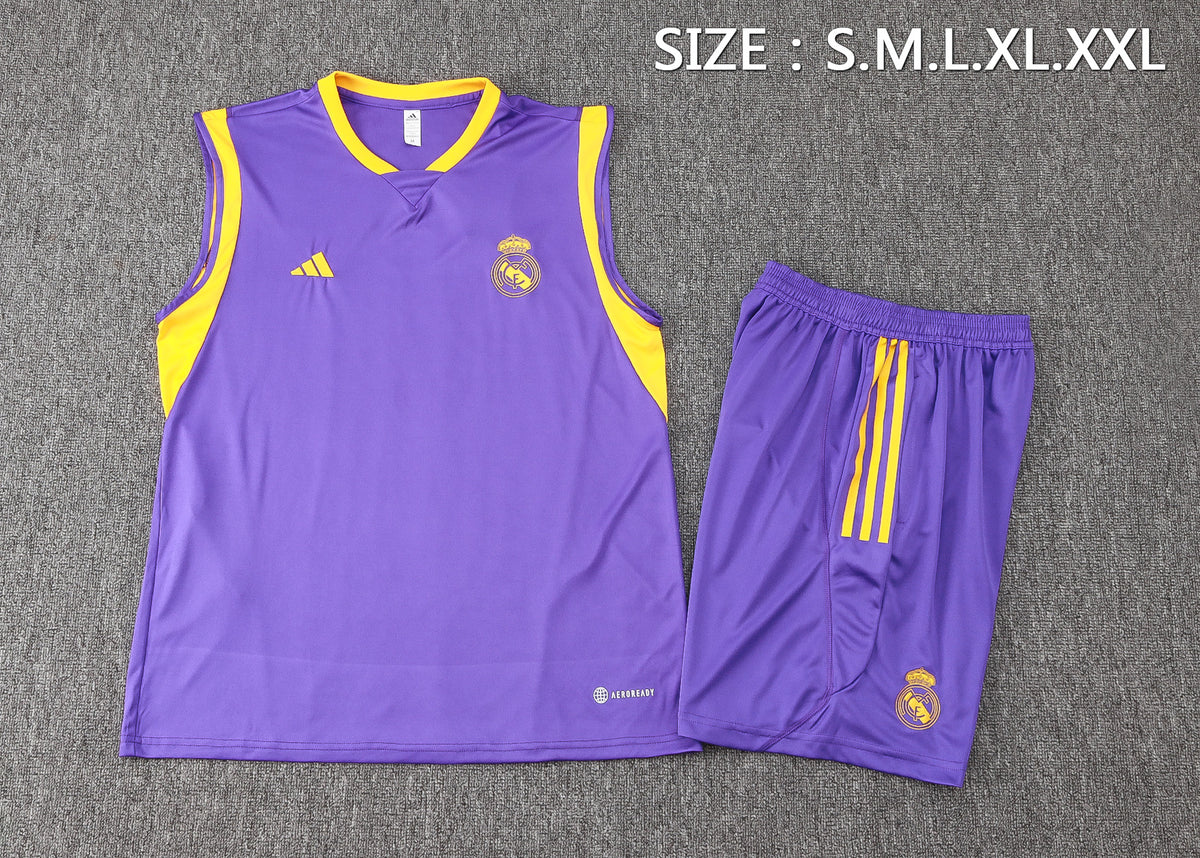 REAL MADRID TANK TOP SET 24/25 - PURPLE