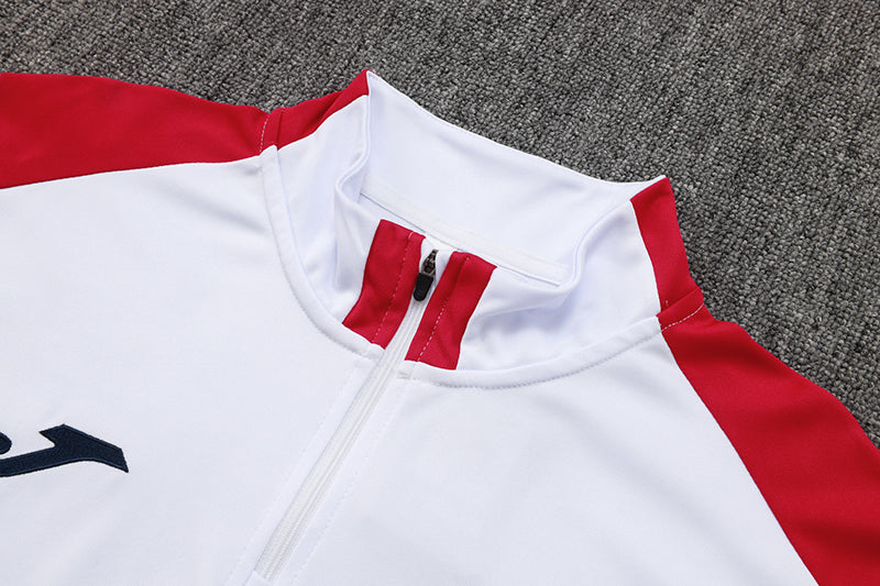 Joma Training Jacket - White/Navy blue