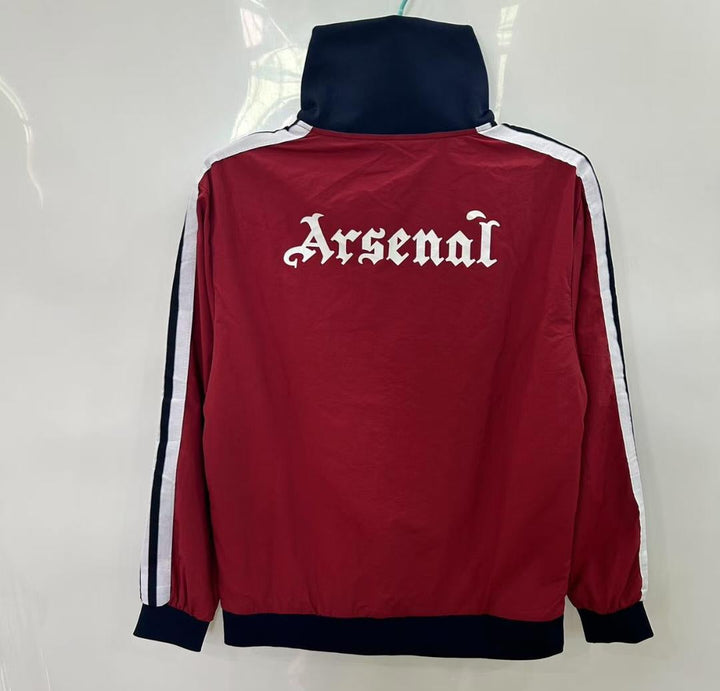Arsenal Windbreaker Jacket - Burgundy/Black