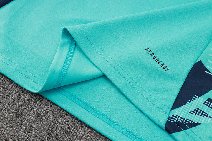 Real Madrid 2024/25 Training Jacket - Aqua Blue