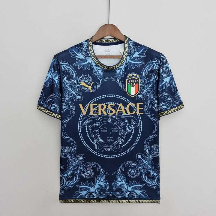 Italy x Versace 2022 Shirt - Blue