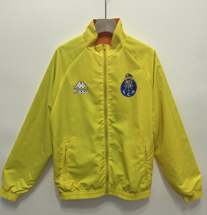 Porto 1997 Reversible Windbreaker Jacket - Yellow/Orange