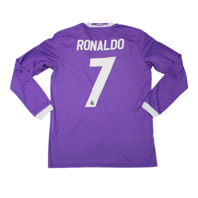 Real Madrid UCL 2016 Retro Shirt - Ronaldo #7 (+Patches)