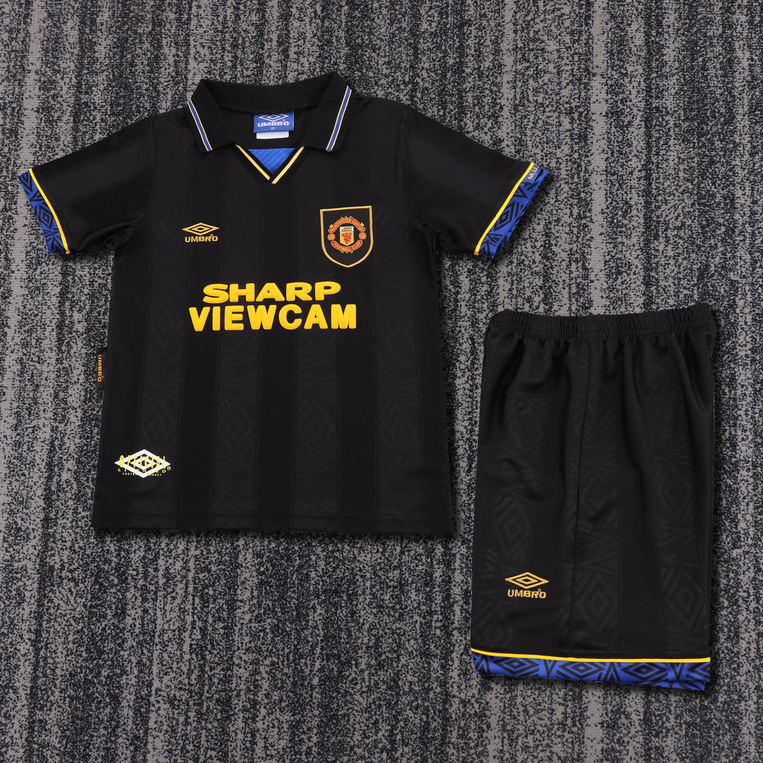 Manchester United 93/94 Children's Away Retro Set