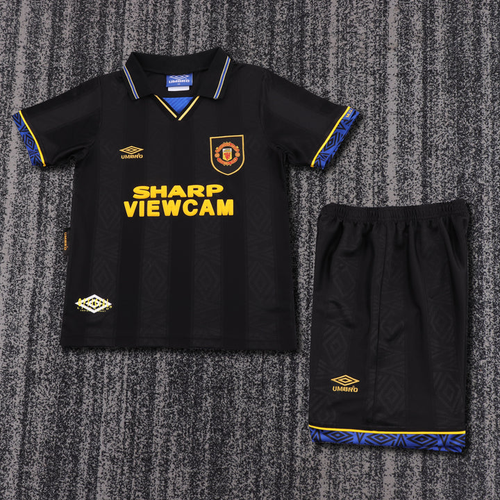 Manchester United 93/94 Children's Away Retro Set