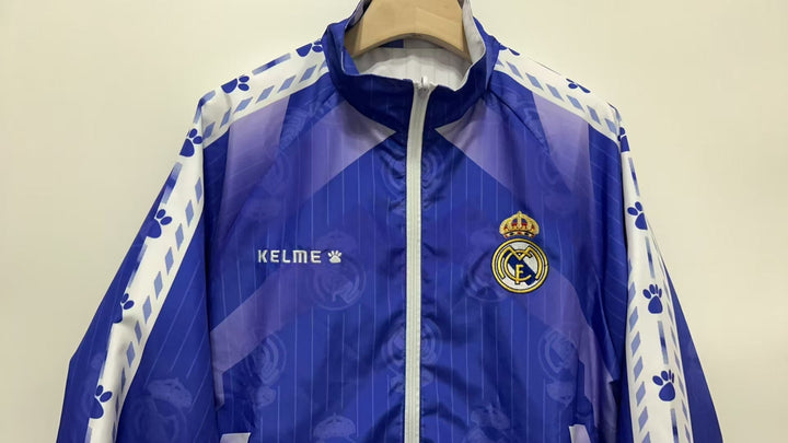 Real Madrid Reversible Windbreaker Jacket 1996/97 - Blue