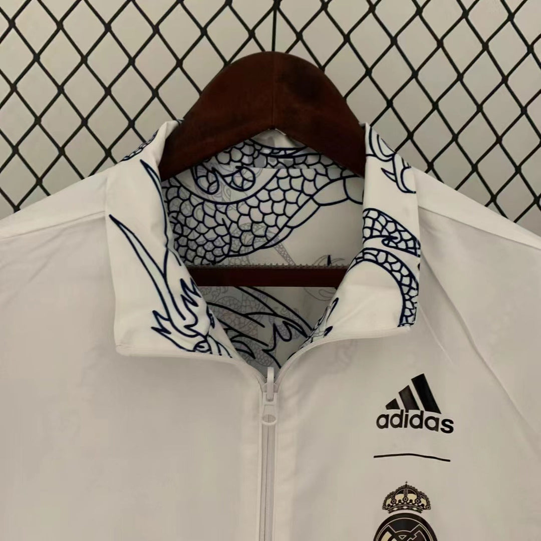 Real Madrid Reversible Windbreaker Jacket - White