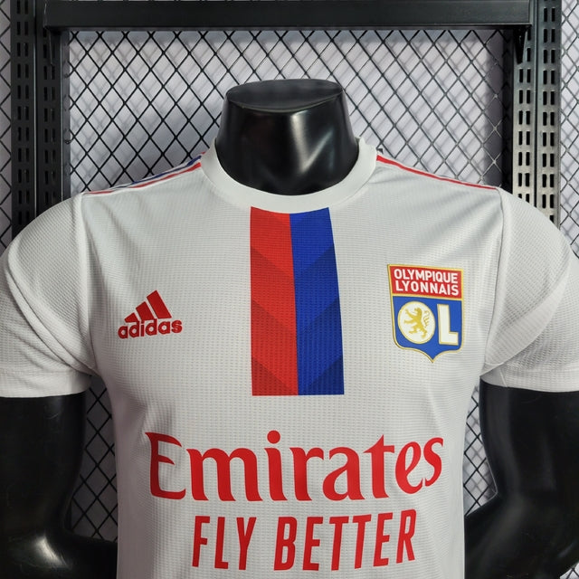 Lyon Home 22/23 Shirt No. Player Version Adidas - White