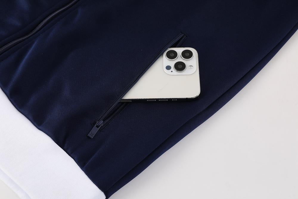 Adidas Originals Jacket - Navy Blue/White