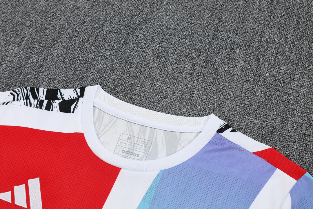 Arsenal 2025/26 Training Shirt - Red/Light Blue
