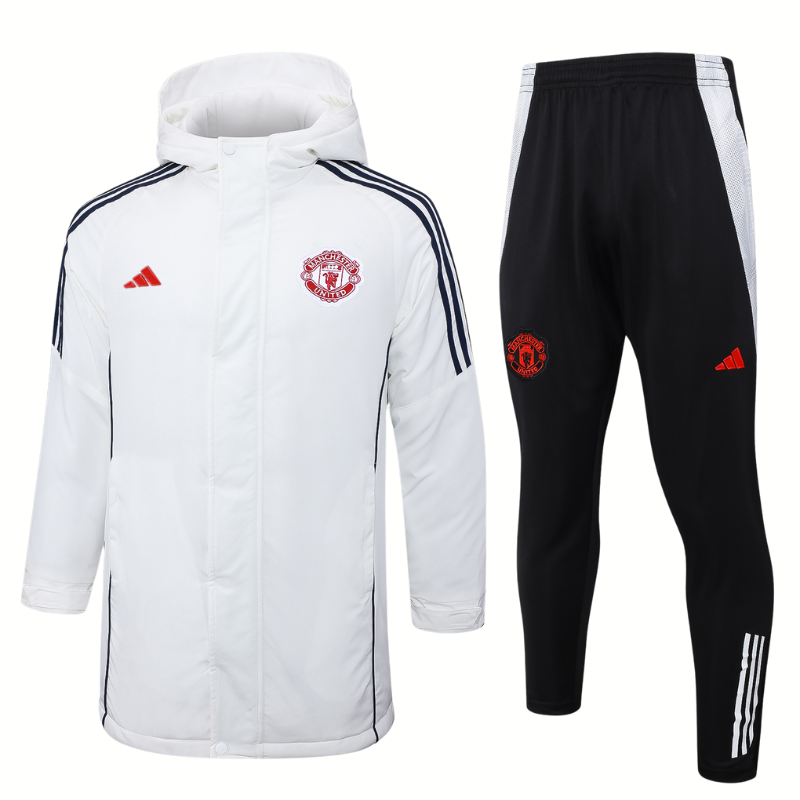 Manchester United Bench Coat 24/25 - White