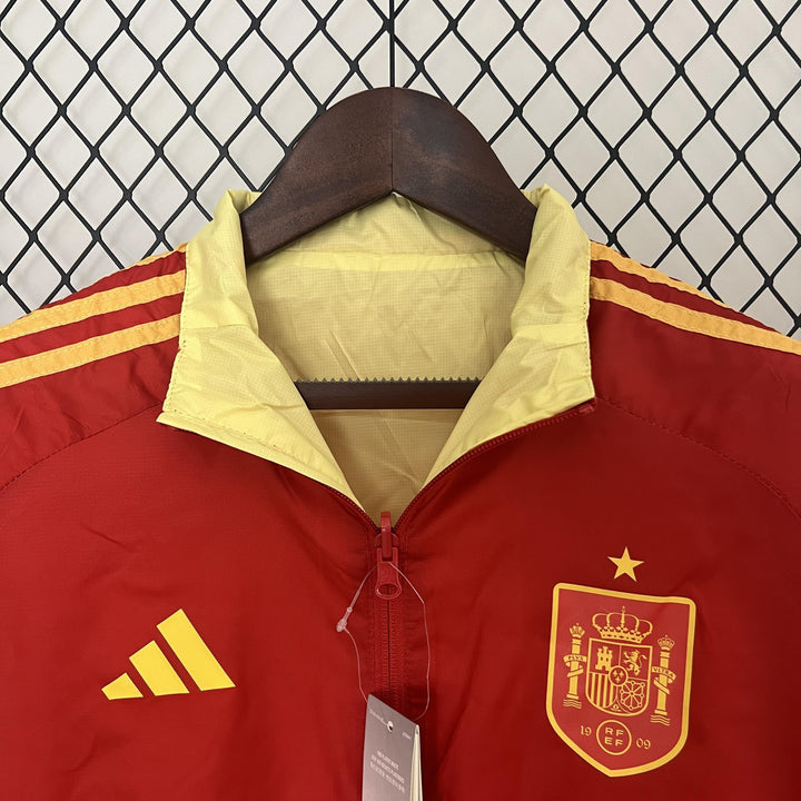 Spain Reversible Windbreaker Jacket - Yellow/Red