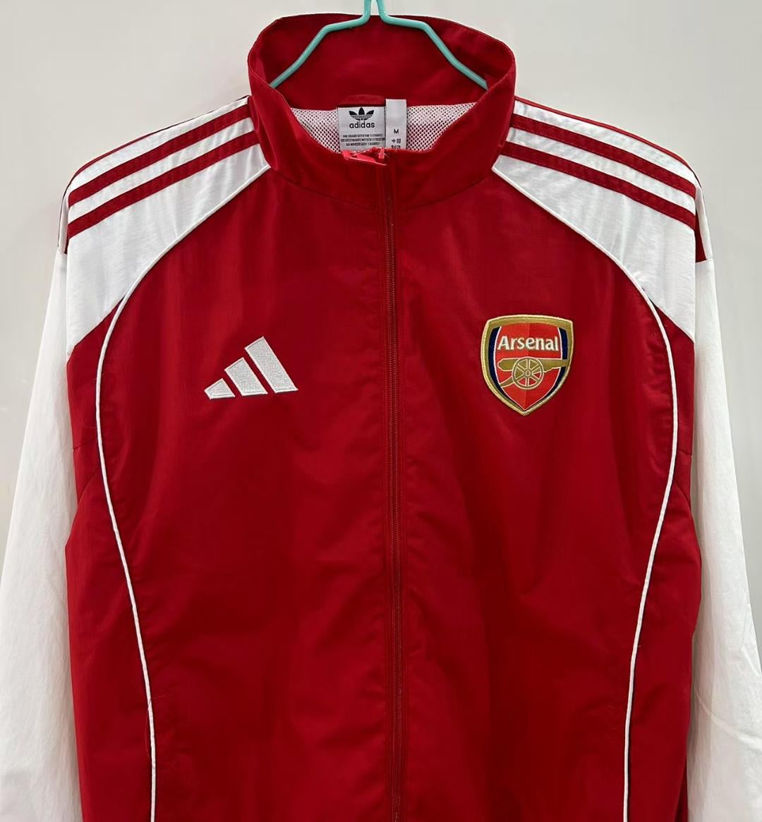 Arsenal 2025/26 Windbreaker Jacket - Red