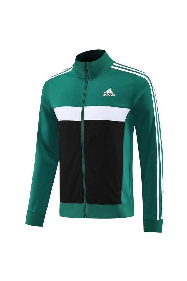 Adidas Training Jacket - Dark Green/Black