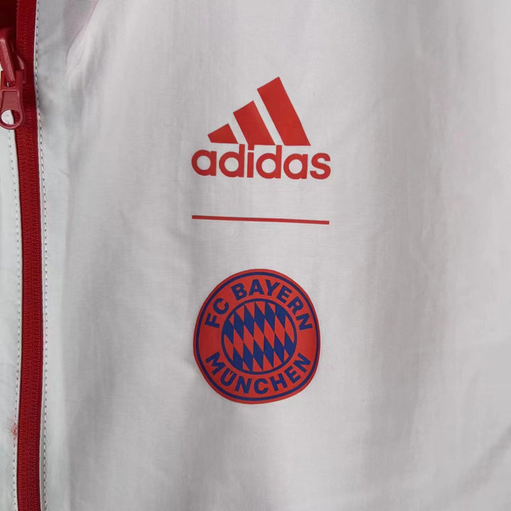Bayern Munich Reversible Windbreaker Jacket - Red/White