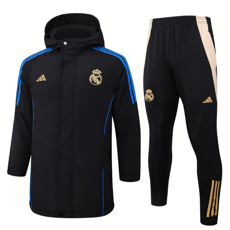 Real Madrid Bench Coat 24/25 - Black