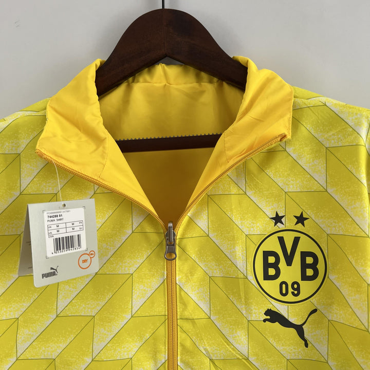 Borussia Dortmund Reversible Windbreaker Jacket - Yellow II