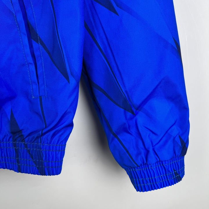 Algeria Reversible Windbreaker Jacket - Blue/White II
