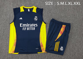 REAL MADRID TANK TOP SET 2024/25 - BLUE