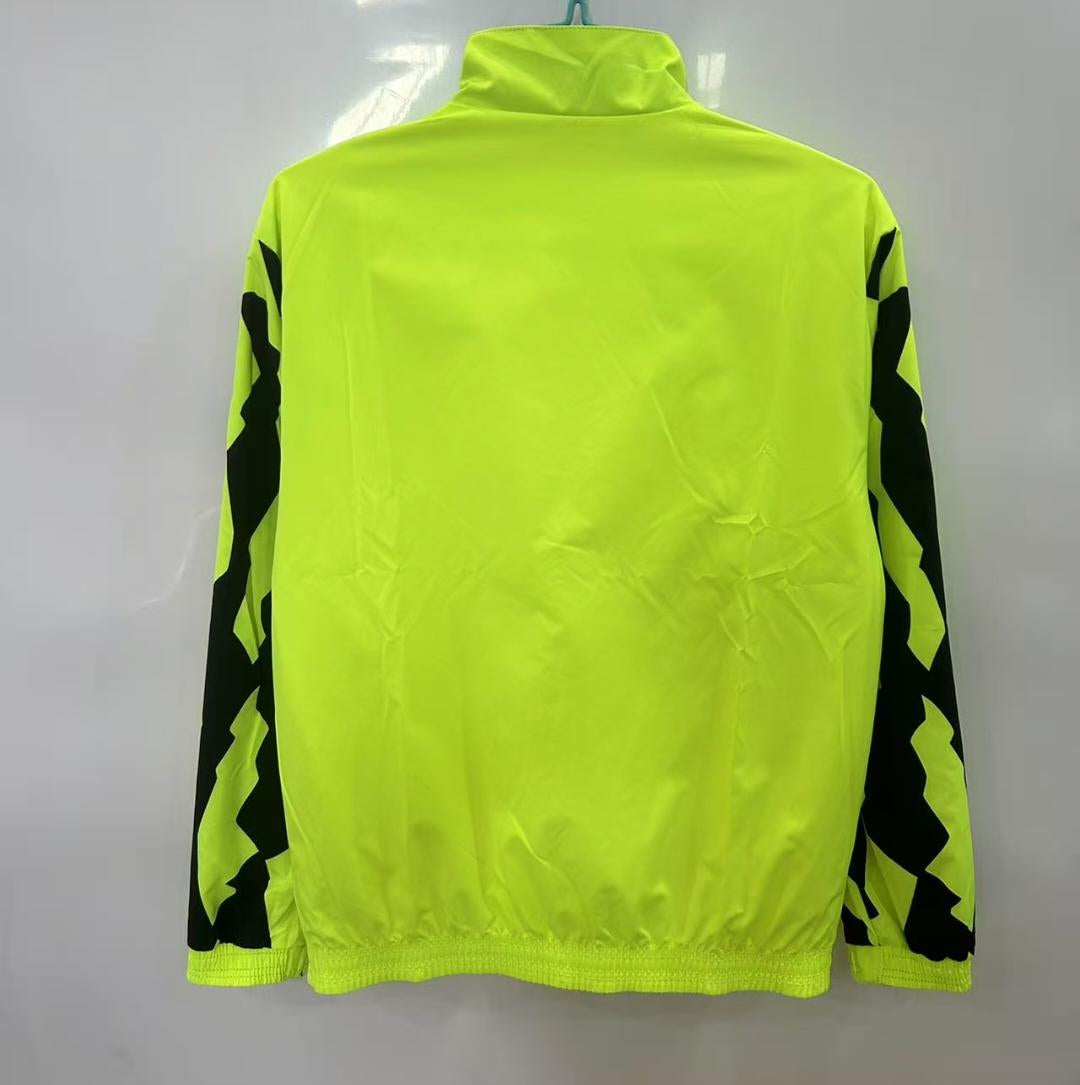 Borussia Dortmund Reversible Windbreaker Jacket - Black/Yellow