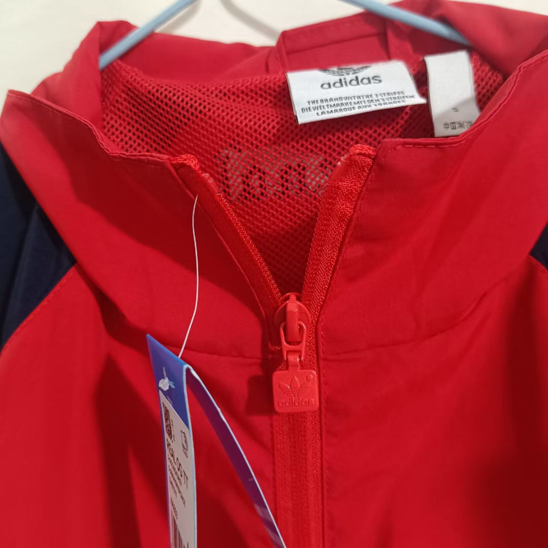 Arsenal Windbreaker Jacket - Navy Blue/Red
