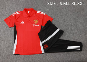 Manchester United 2024/25 Polo Set - Red