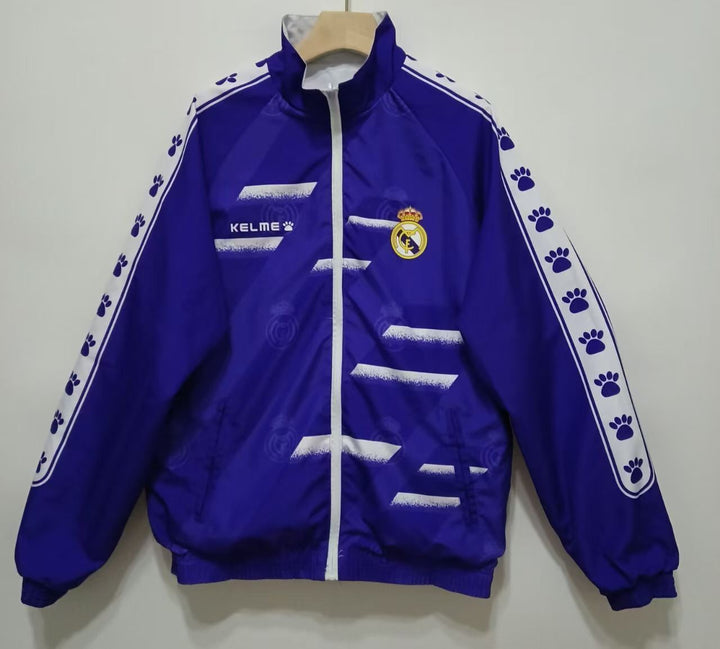 Real Madrid Reversible Windbreaker Jacket - Blue/White