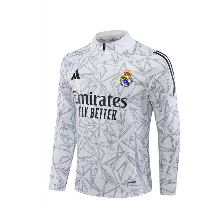 Real Madrid 2024/25 Training Jacket - White