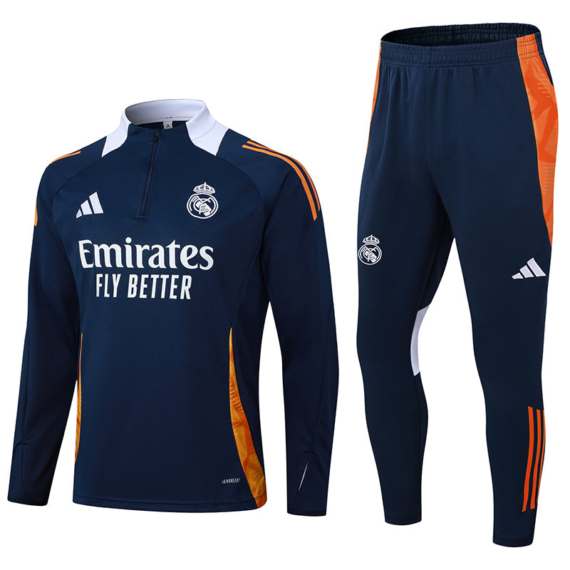 Real Madrid Training Set 2025/26 - Navy Blue