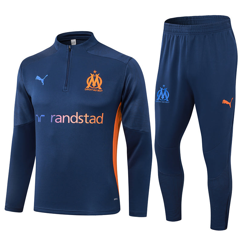 Olympique de Marseille Training Set 2024/25 - Navy Blue