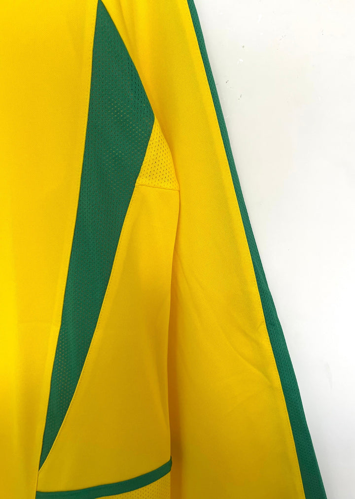 Brazil 2002 Home Retro Shirt - Long Sleeve