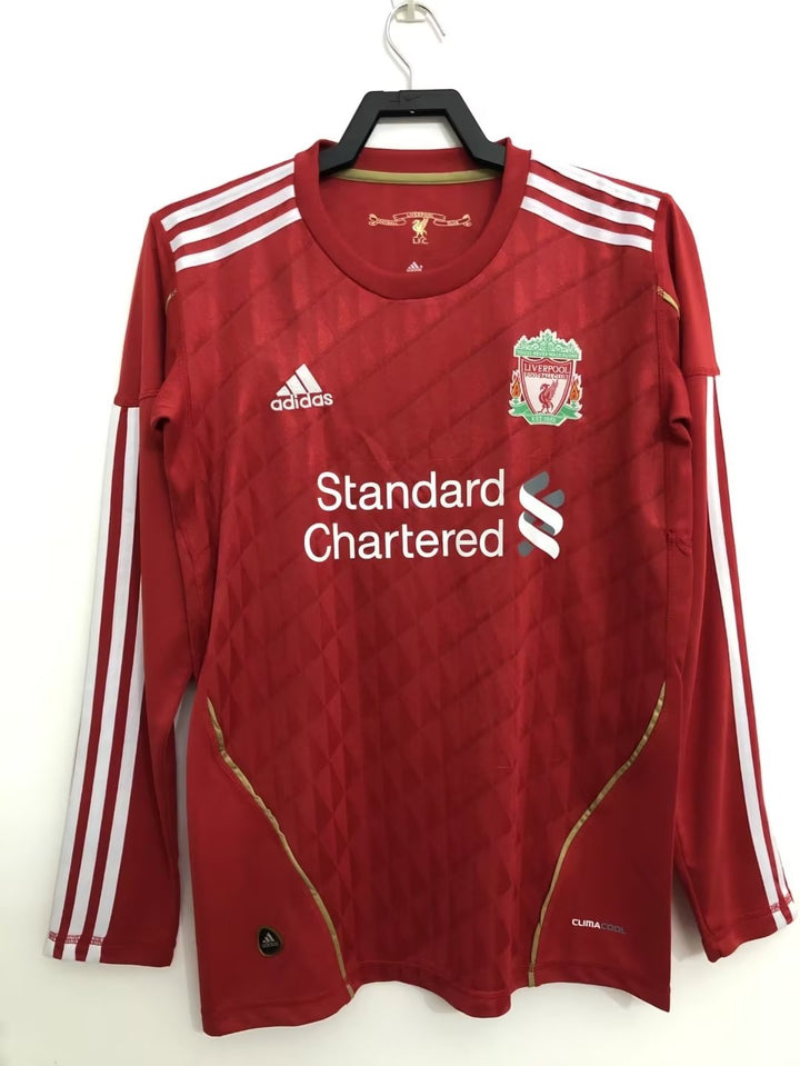 Liverpool 2010 Home Retro Shirt - Long Sleeve
