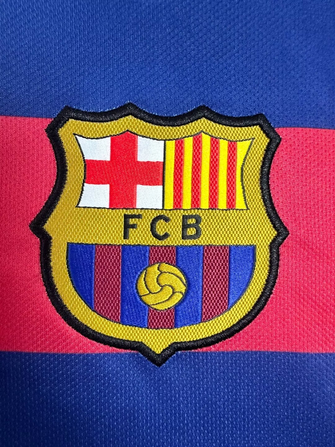 Barcelona 15/16 Home Retro Shirt - Long Sleeve