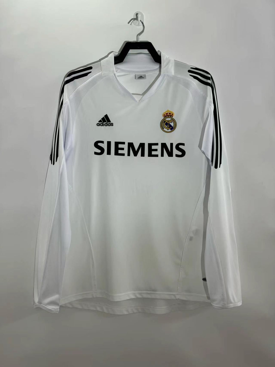 Real Madrid 05/06 Home Retro Shirt - Long Sleeve