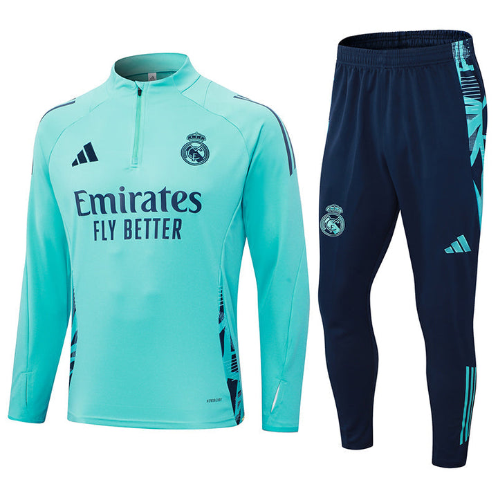 Real Madrid Training Set 2024/25 - Aqua Blue