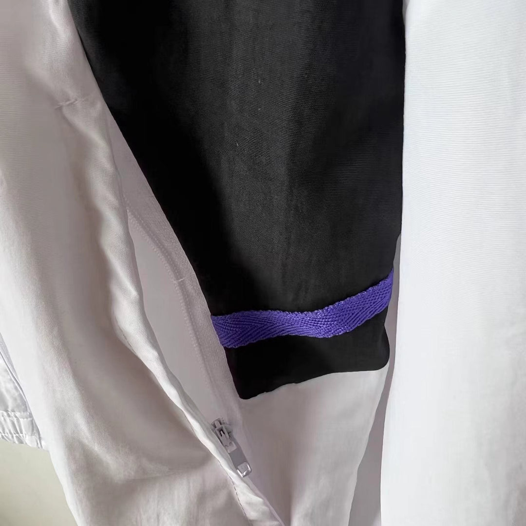 Real Madrid Windbreaker Jacket - White/Purple