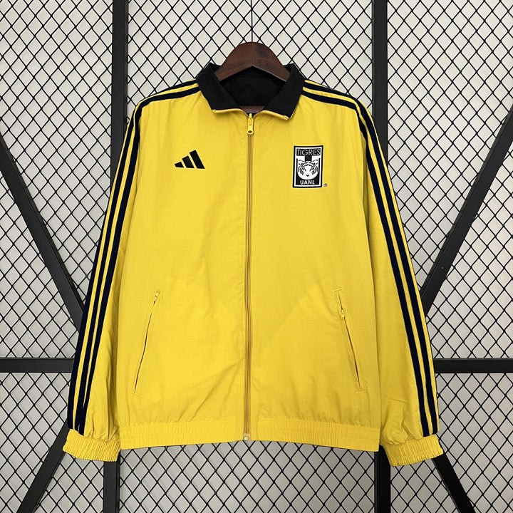 Tigres 2024/2025 Reversible Windbreaker Jacket - Yellow/Orange