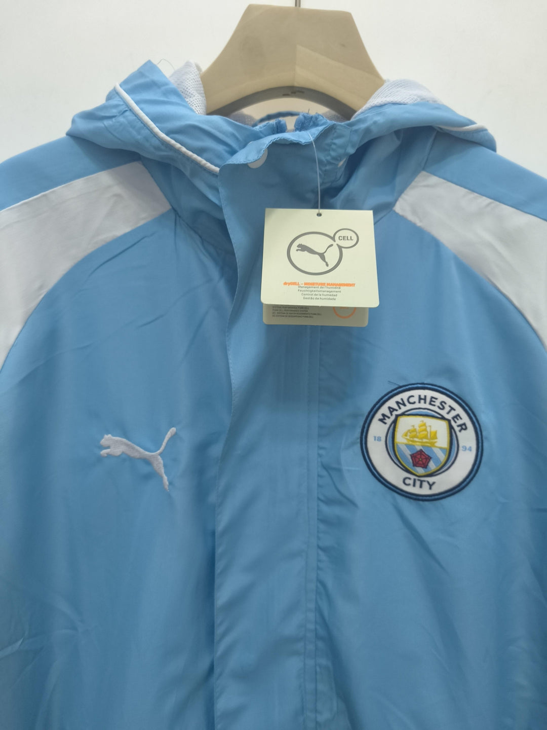 Manchester City Windbreaker Jacket - Light Blue
