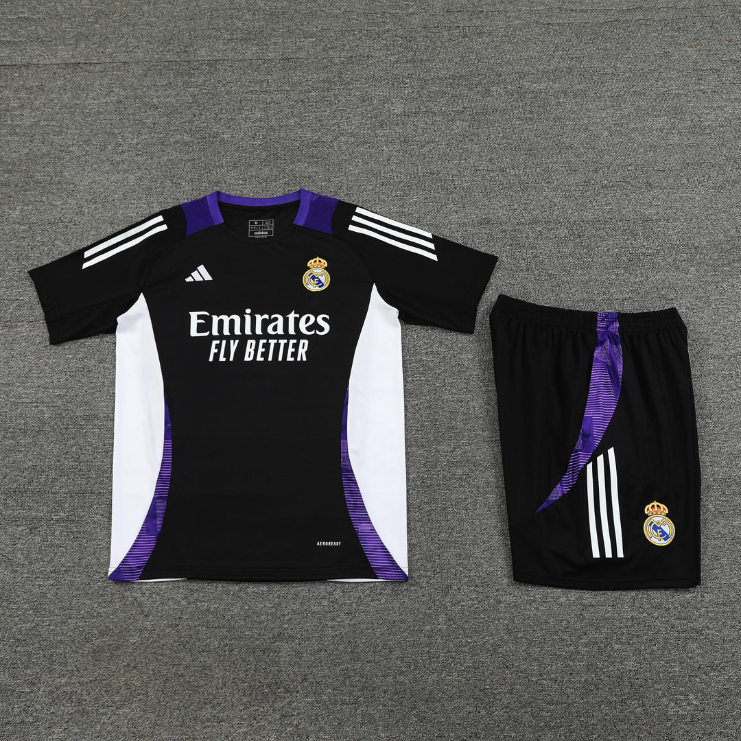 Real Madrid 2024/25 Training Kit - Black/Purple