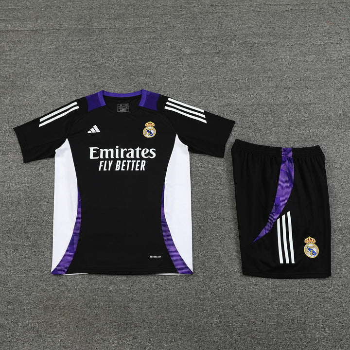 Real Madrid 2024/25 Training Kit - Black/Purple