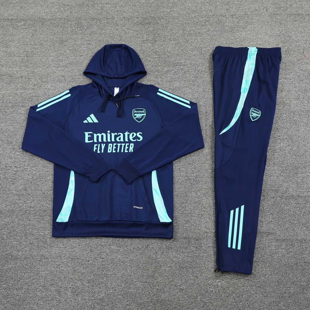 Arsenal Set 2024/25 Cap - Navy Blue/Turquoise