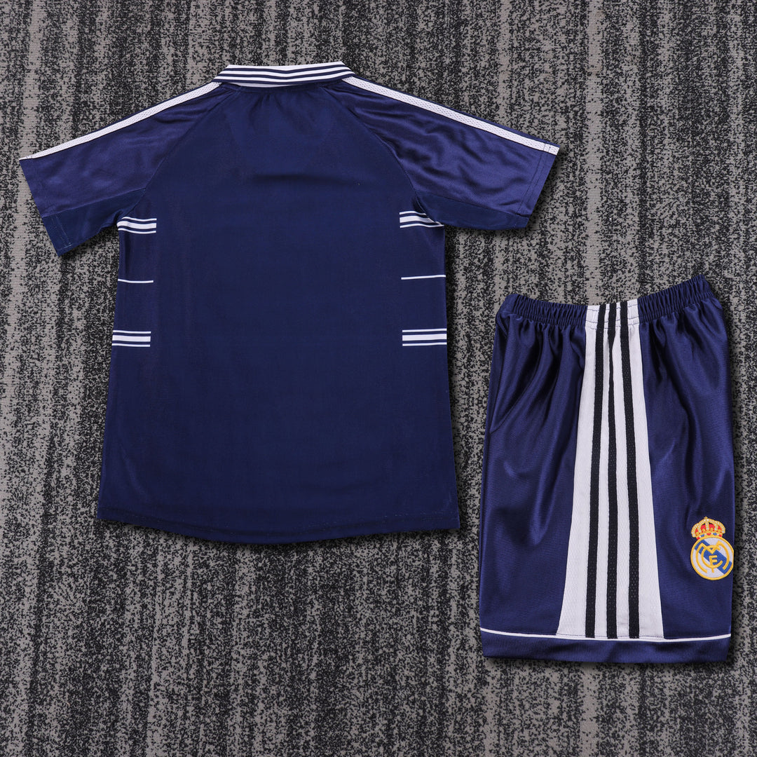 Real Madrid 98/99 Children's Away Retro Set