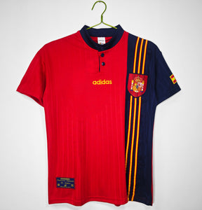 Spain 1996 Home Retro Shirt