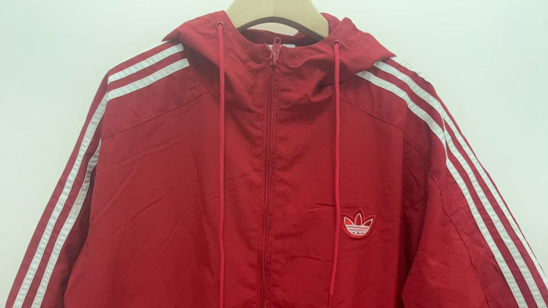 Adidas Windbreaker Jacket - Red