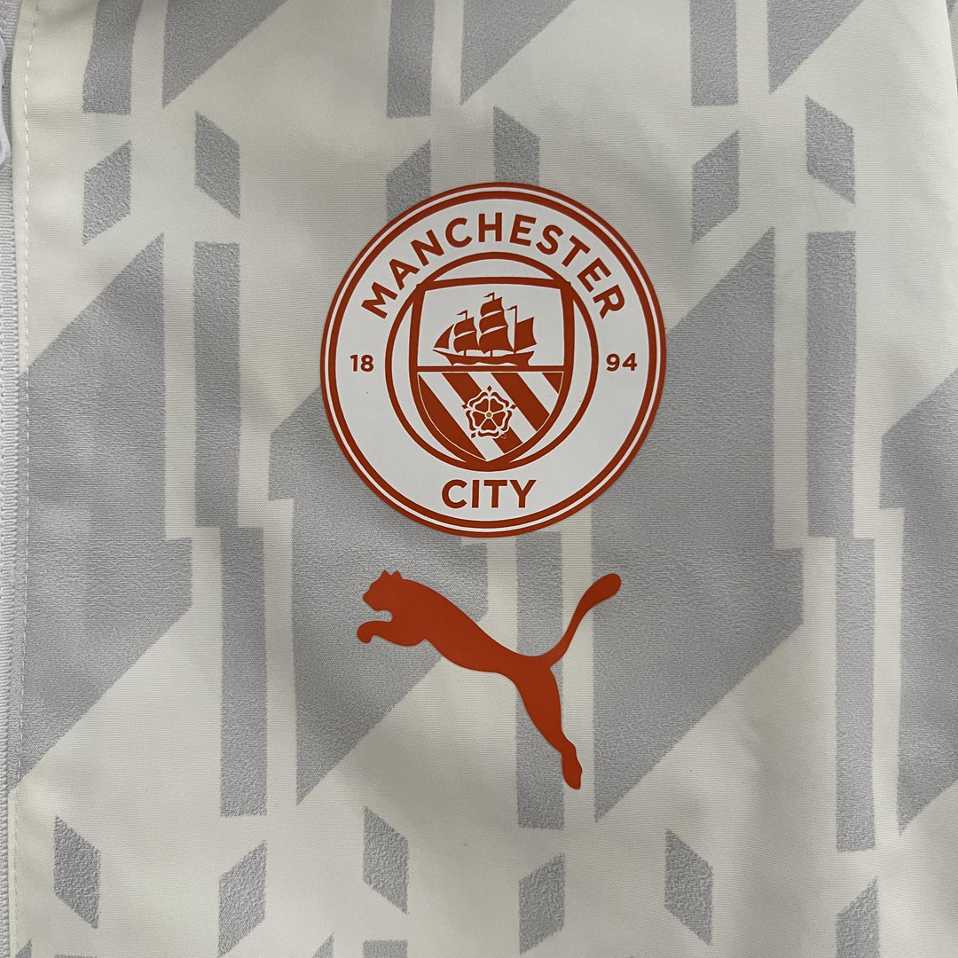 Manchester City Reversible Windbreaker Jacket - White