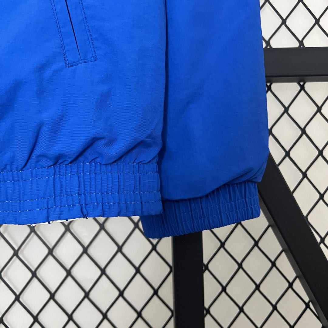 France Reversible Windbreaker Jacket - White/Blue