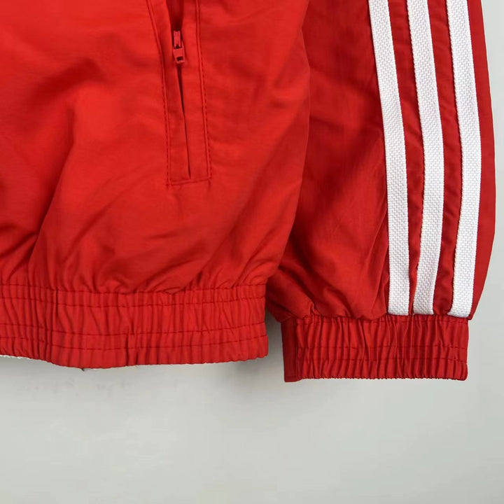 Bayern Munich Reversible Windbreaker Jacket - Red/White