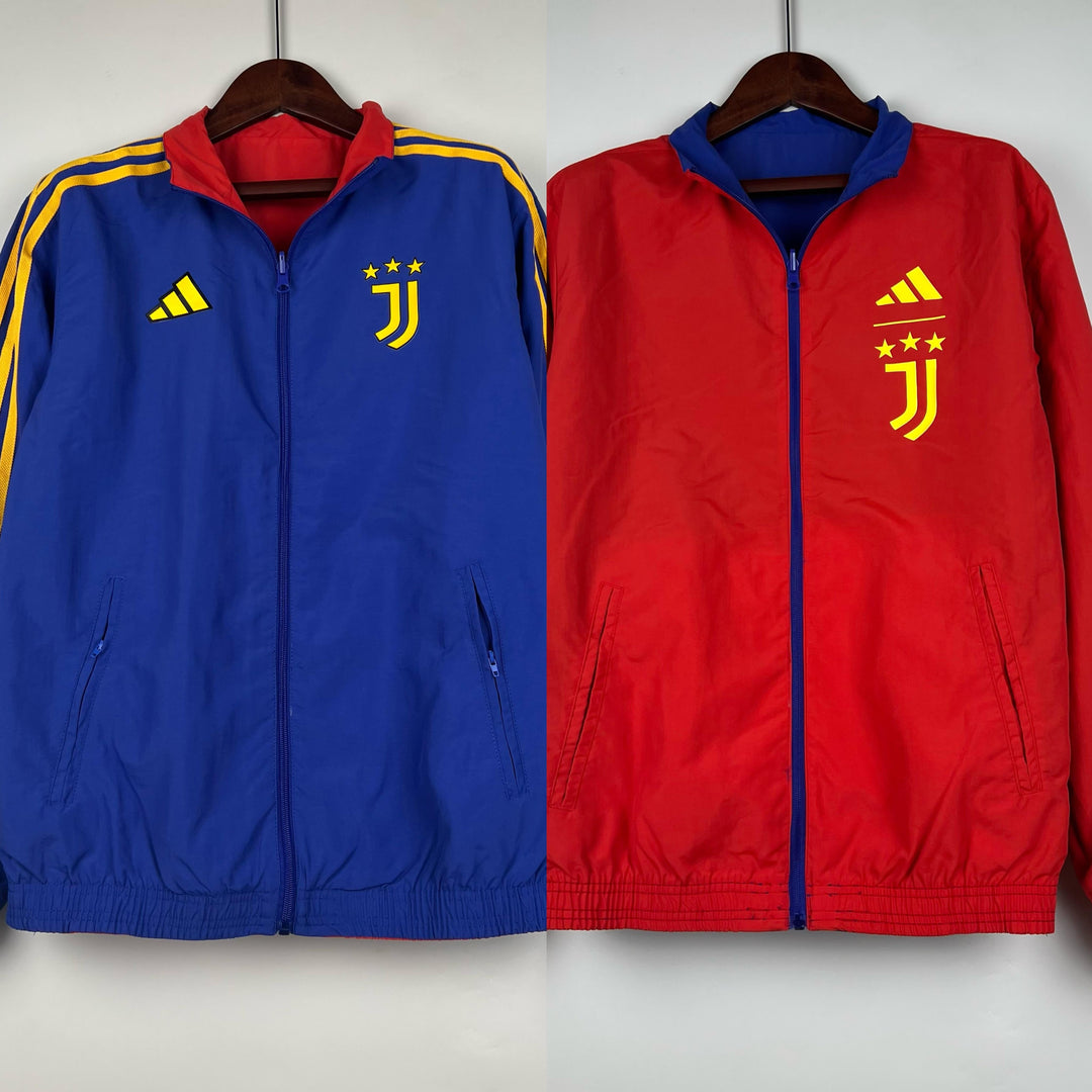 Juventus Reversible Windbreaker Jacket - Blue/Red